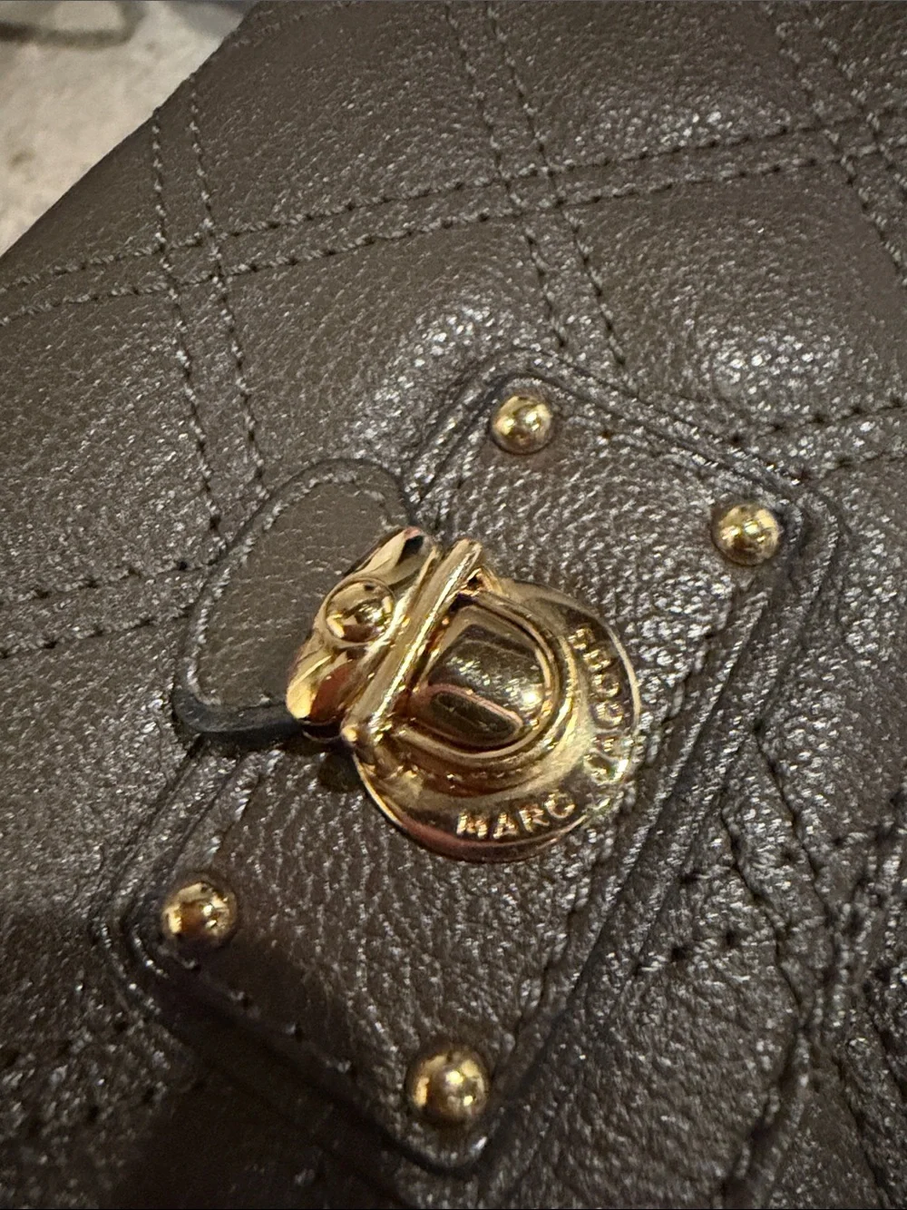 Vintage Marc Jacobs (Fall 07’) Quilted Leather Eugenie clutch Bag